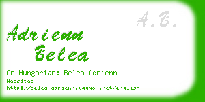 adrienn belea business card